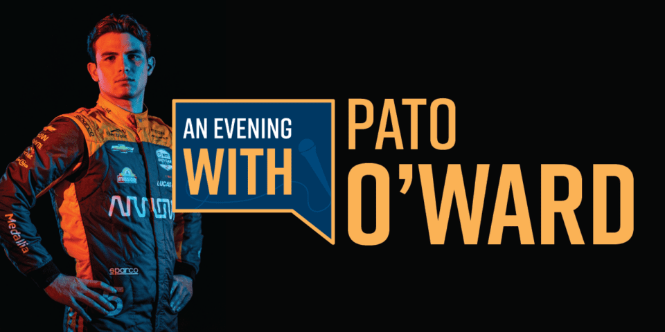 An Evening with Pato O'Ward - IMS Museum